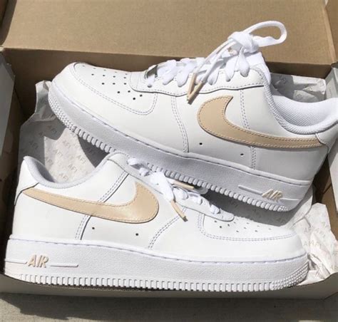 nike air force beige swoosh|nike black air force 1.